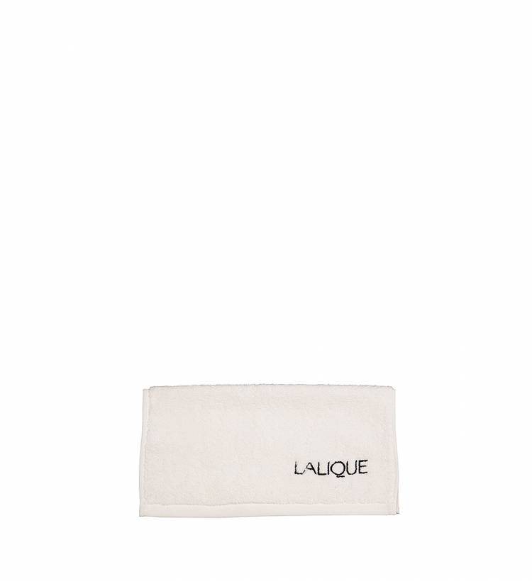 LALIQUE EMBROIDERED SQUARE TOWEL