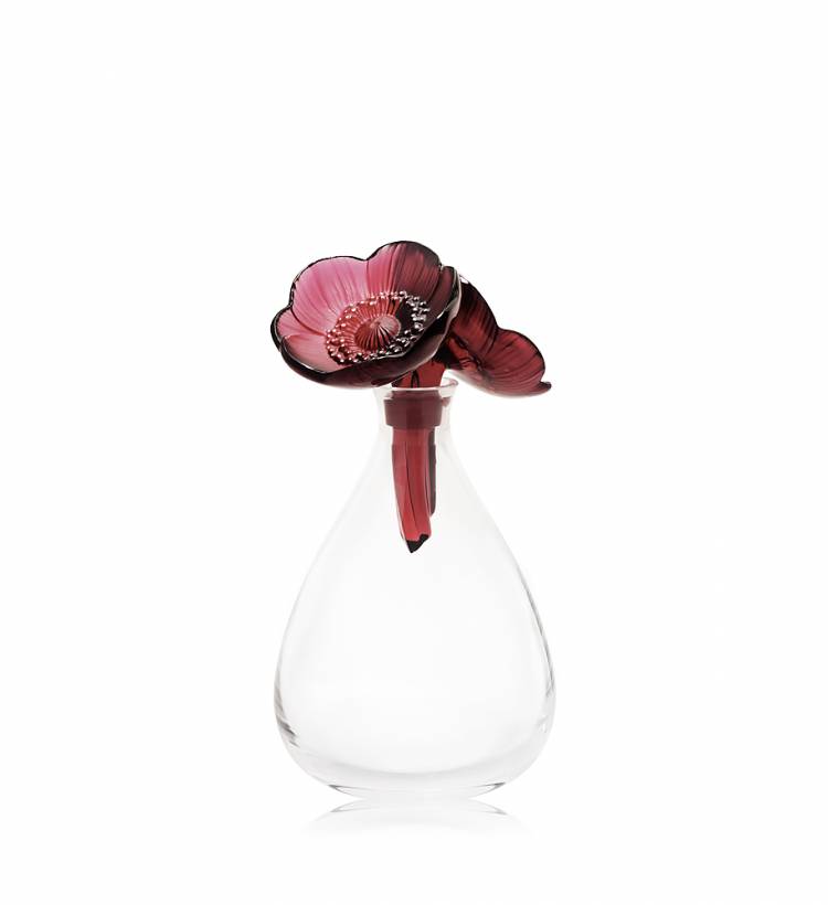 2 ANEMONES DECANTER