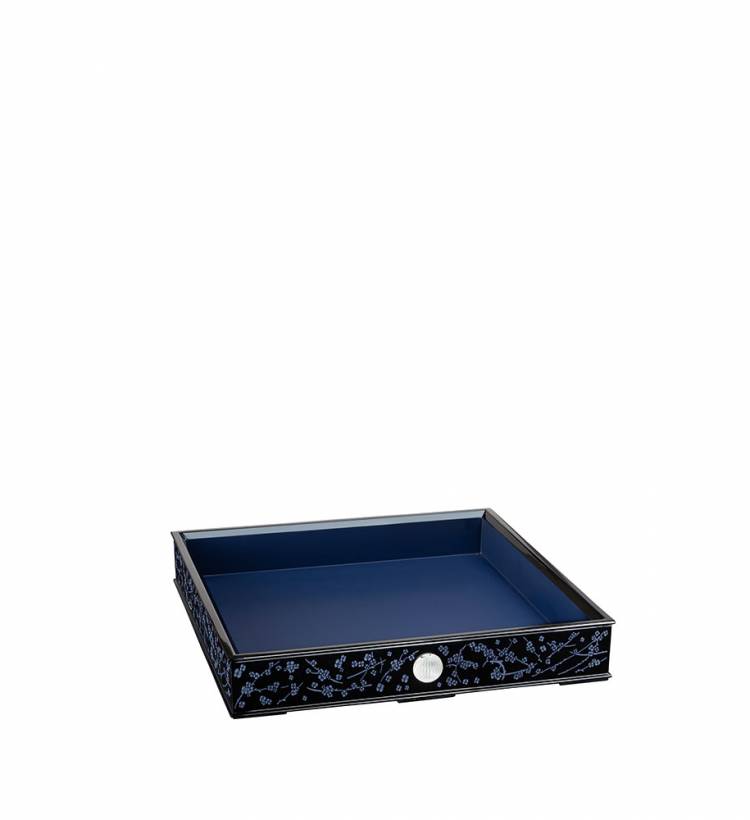 FLEURS DE CERISIER LACQUERED WOOD TRAY SMALL SIZE