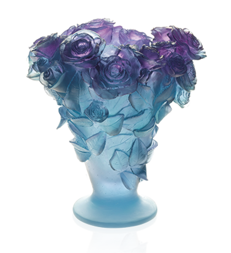 Vase ultraviolet Roses