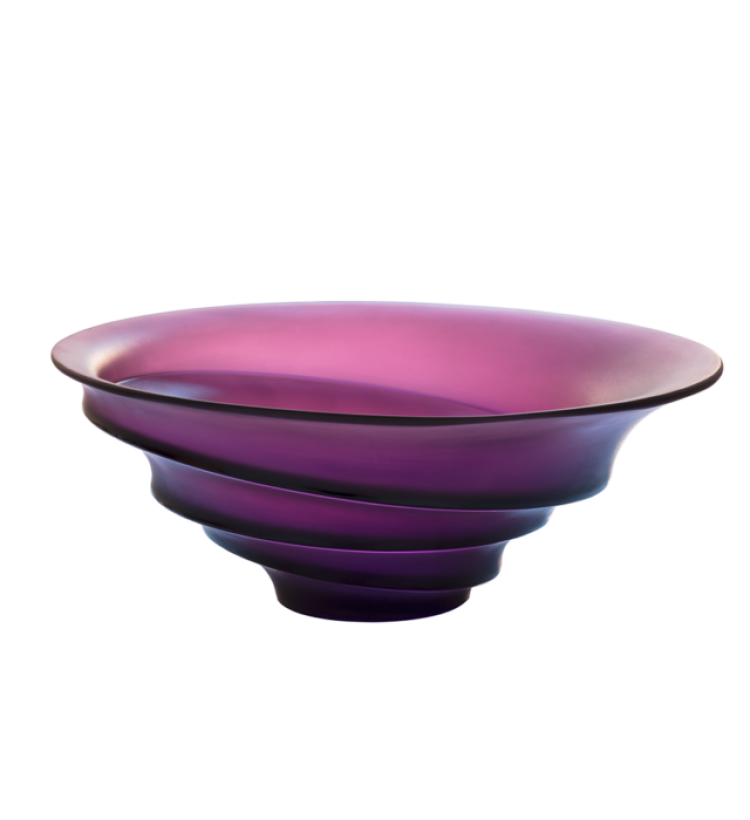 Violet Bowl by Christian Ghion