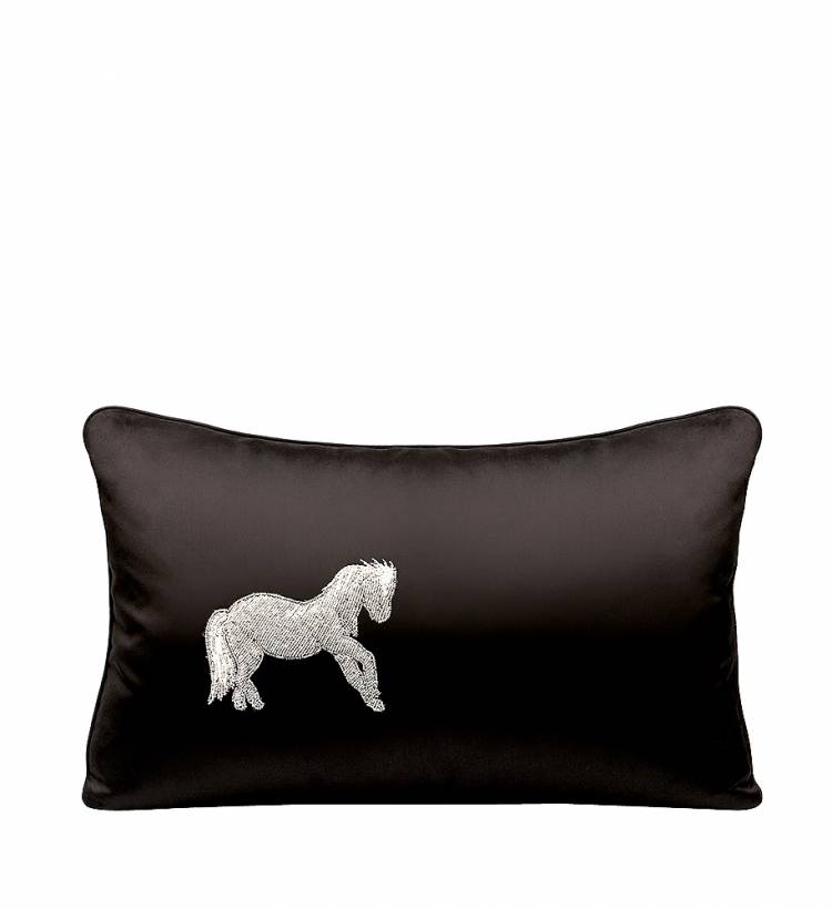 CHEVAL DEBOUT BEADED CUSHION