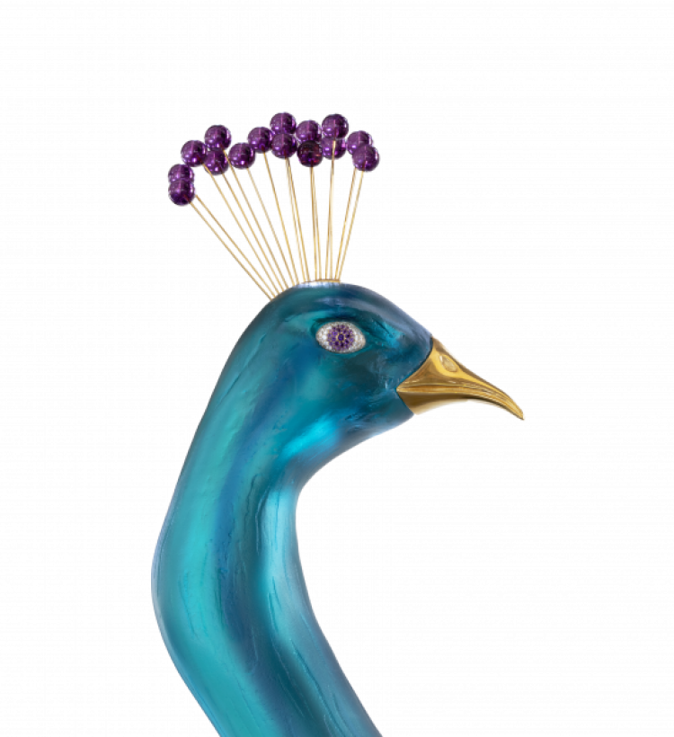 Tropical Peacock by Madeleine Van Der Knoop