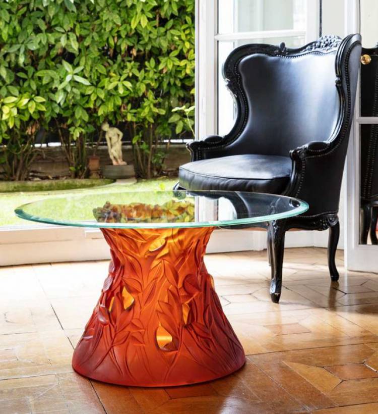 Végétale amber coffee table