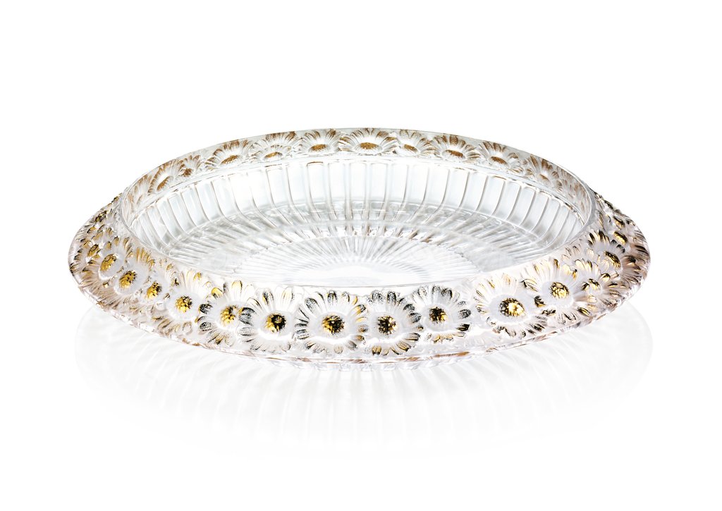 GOLD MARGUERITES BOWL LS