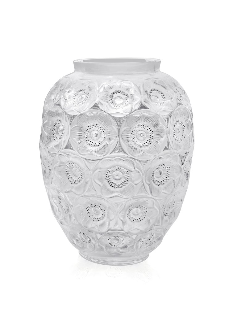 ANEMONES VASE LS CLEAR BLACK EN. NUM