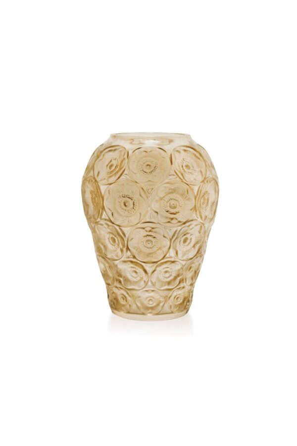 ANEMONES VASE MS GOLD LUSTER