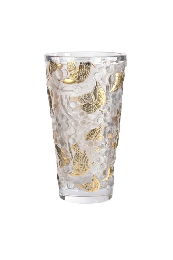 MERLES & RAISINS VASE LS GOLD ST. NUM.ED