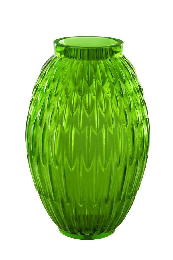 PLUMES VASE GREEN MEADOW