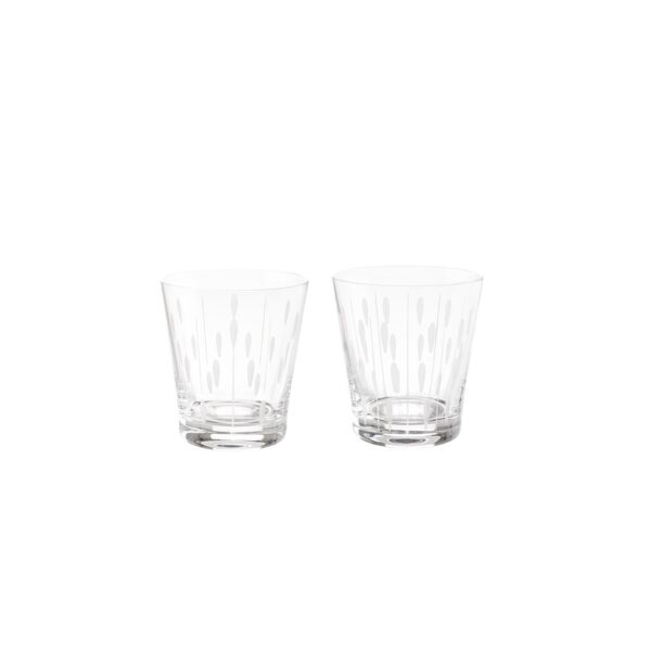 2 LOTUS TUMBLERS DROPS-DEW 30CL