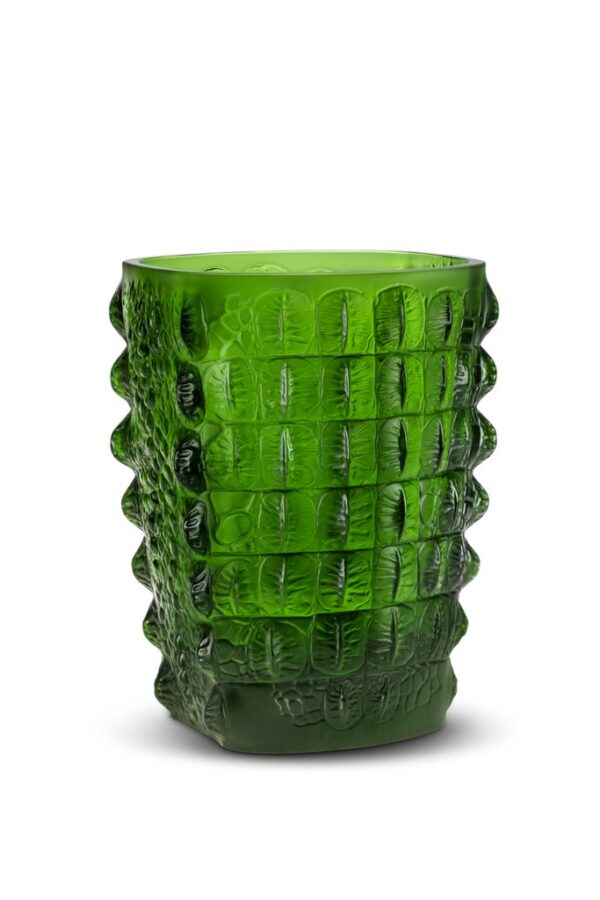 CROCO VASE AMAZON GREEN