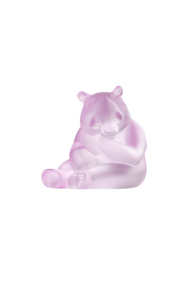 PANDA FIGURE PINK LUSTER