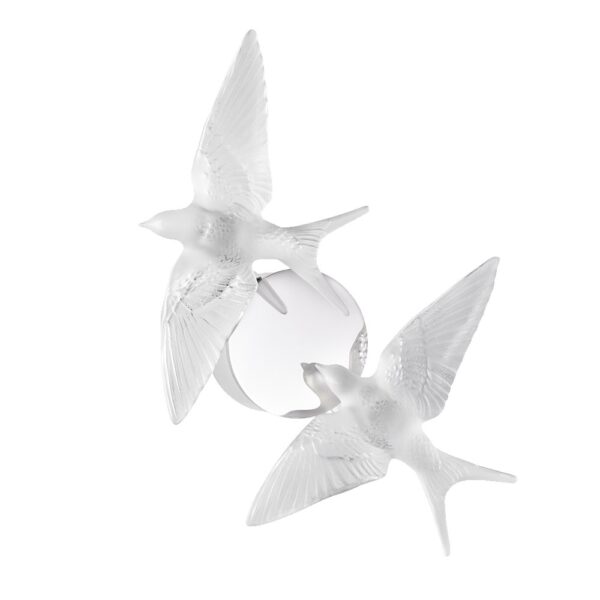 2 HIRONDELLES WALL SCONCE CHROMED US