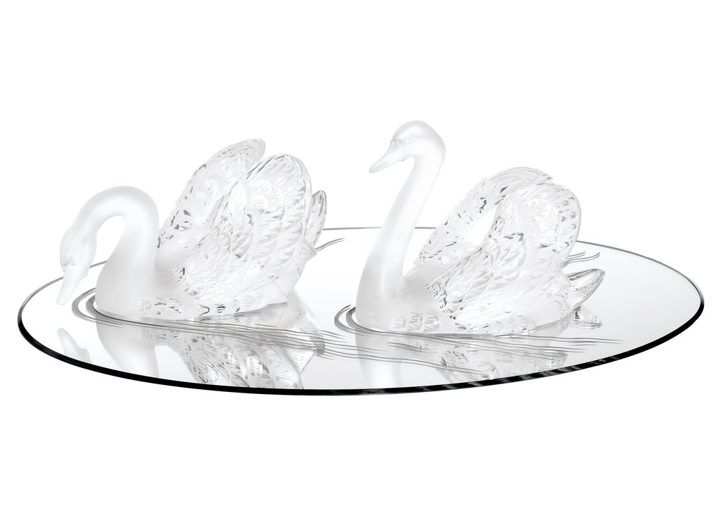 SWAN MIRROR OVAL LG