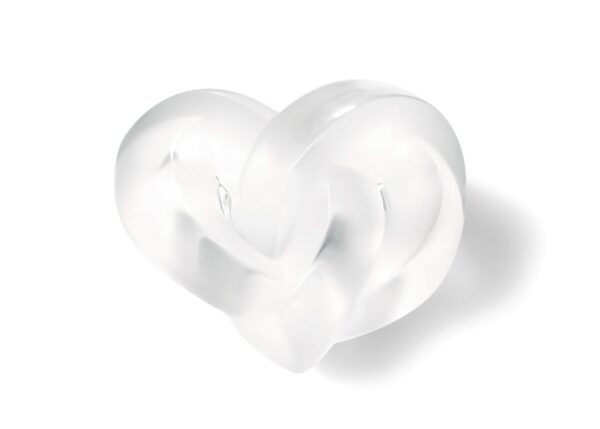 HEART PAPERWEIGHT CLEAR