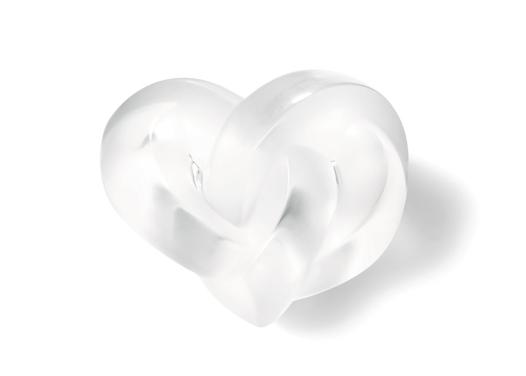 HEART PAPERWEIGHT CLEAR