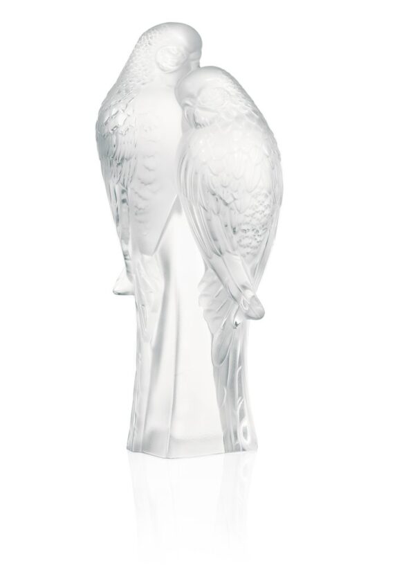 2 PARAKEETS FIGURE