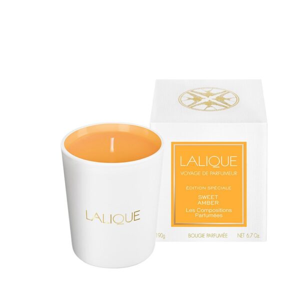 CANDLE 190G SWEET AMBER