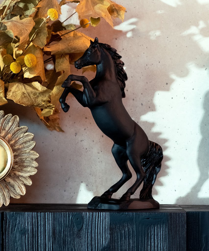 Black Spirited Horse - Image 2