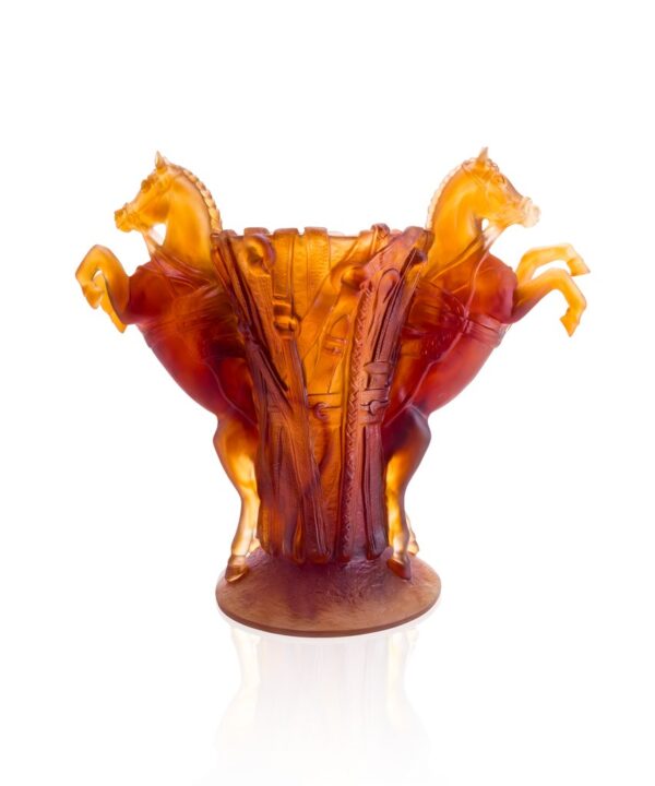 EQUESTRE LARGE VASE EX.125