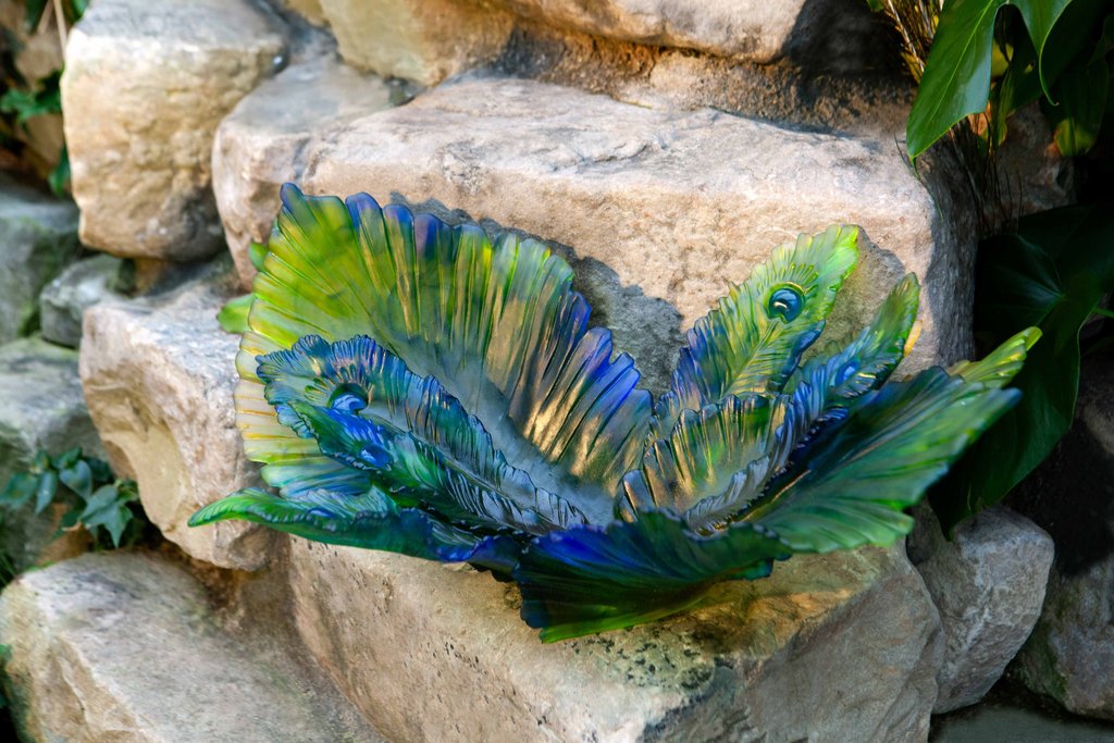 FLEUR DE PAON EXOTIC LARGE BOWL - Image 2