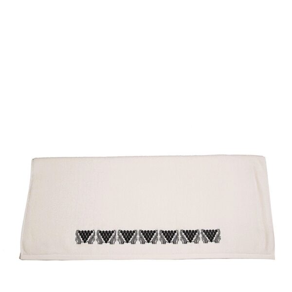 BATH SHEET IVORY BLACK