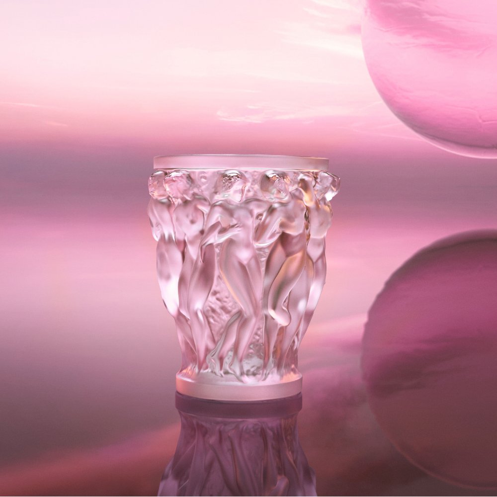 BACCHANTES VASE PINK LUSTER - Image 2