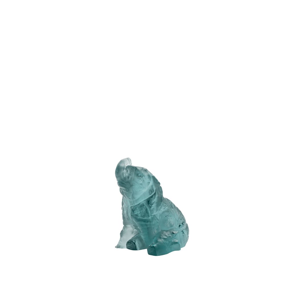 BABY ELEPHANT SCULP. BLUE PERSEPOLIS