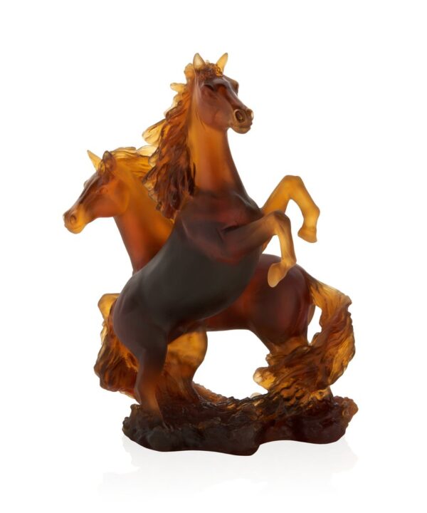 Cavalcade 2 Horses Sculpture