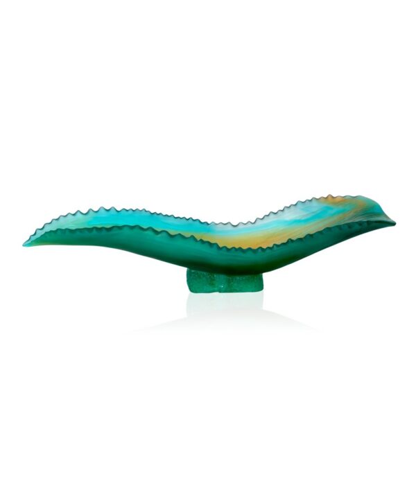 Green Agave Leaf Centrepiece