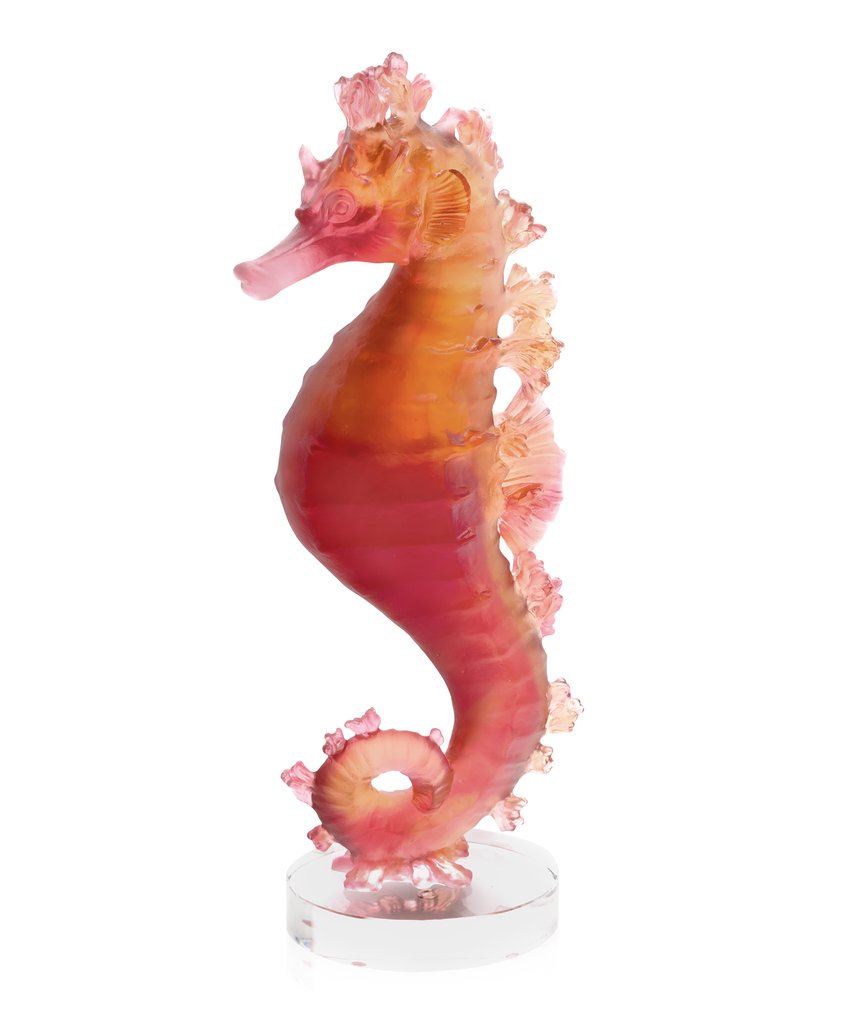 Amber Red Seahorse