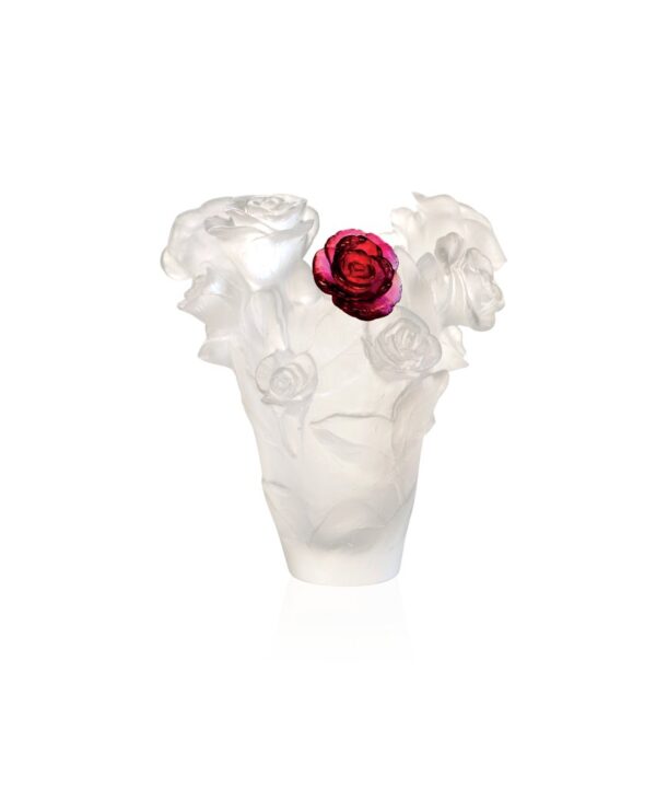 White Vase & Red Flower