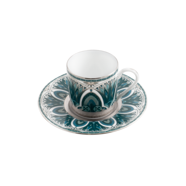 Reves Du Nil — Set Of 2 Coffee Cups Saucers