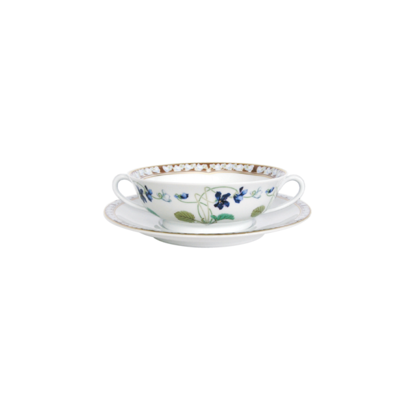 Imperatrice Eugenie — Cream Soup Cup And Saucer