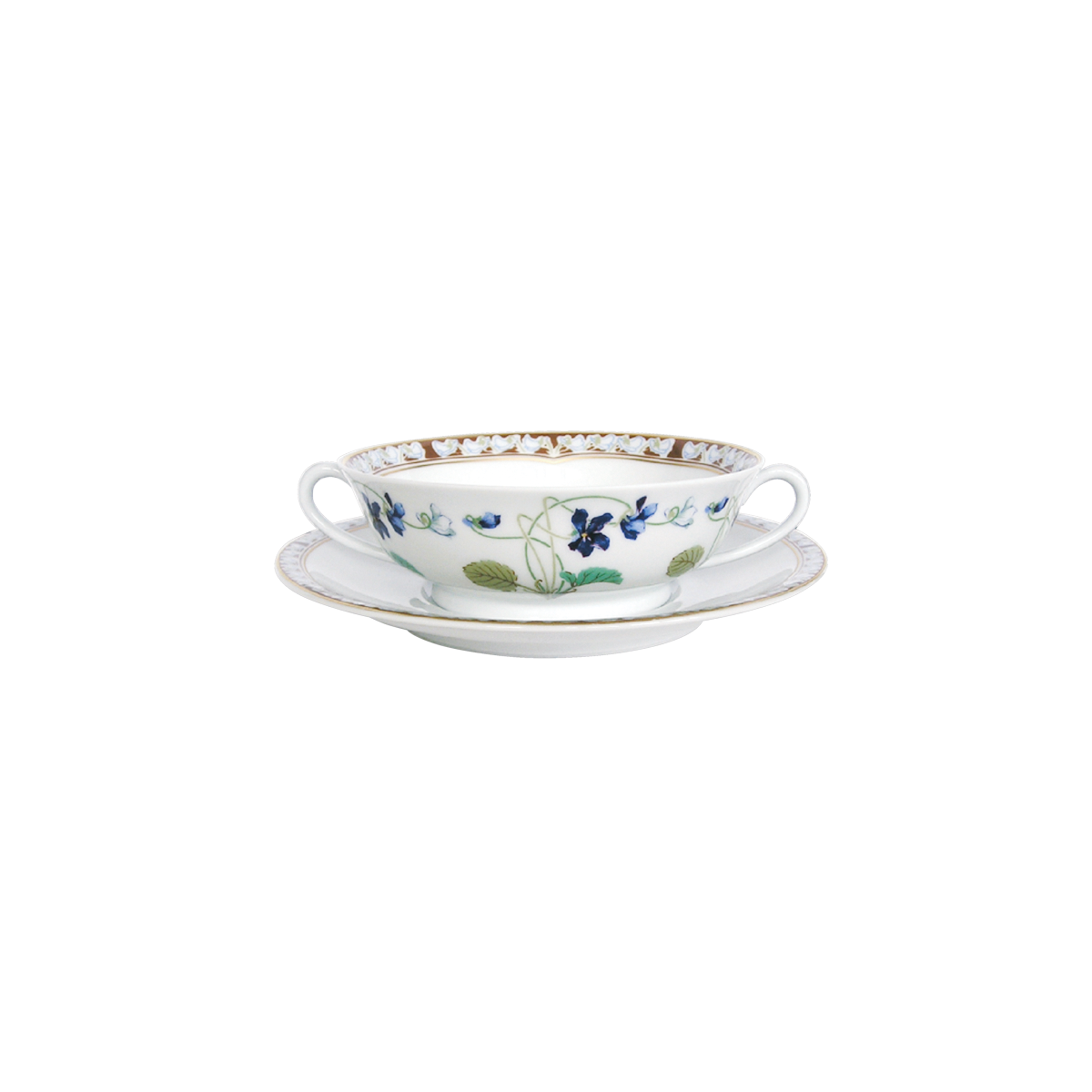 Imperatrice Eugenie — Cream Soup Cup And Saucer