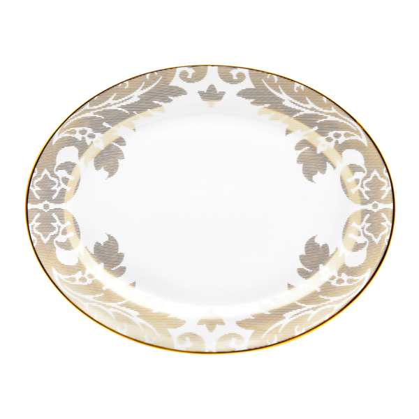 Damasse — Oval Platter