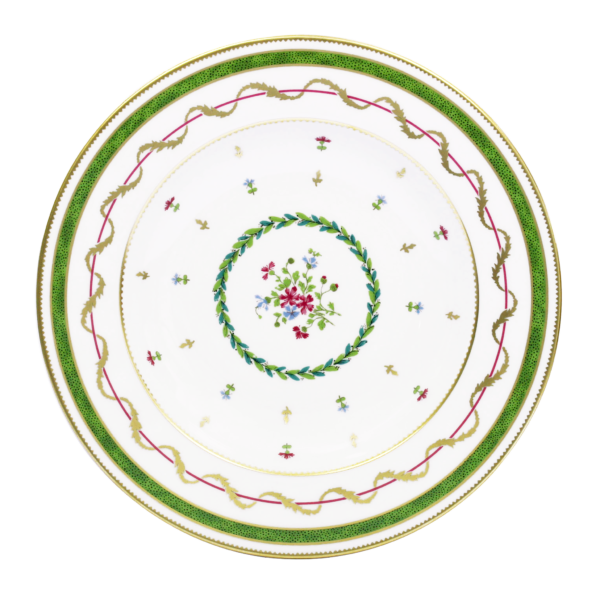 Vieux Paris Vert — Rim Soup Plate