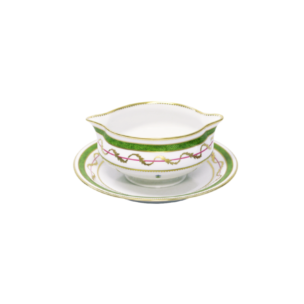 Vieux Paris Vert — Gravy Boat