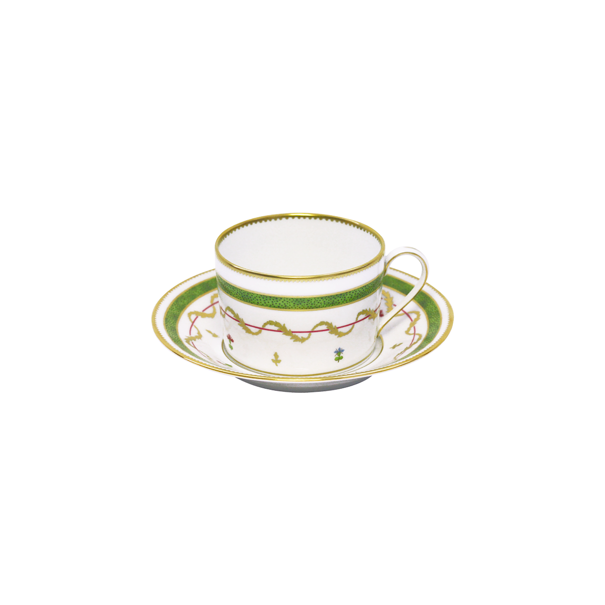 Vieux Paris Vert — Teacup And Saucer