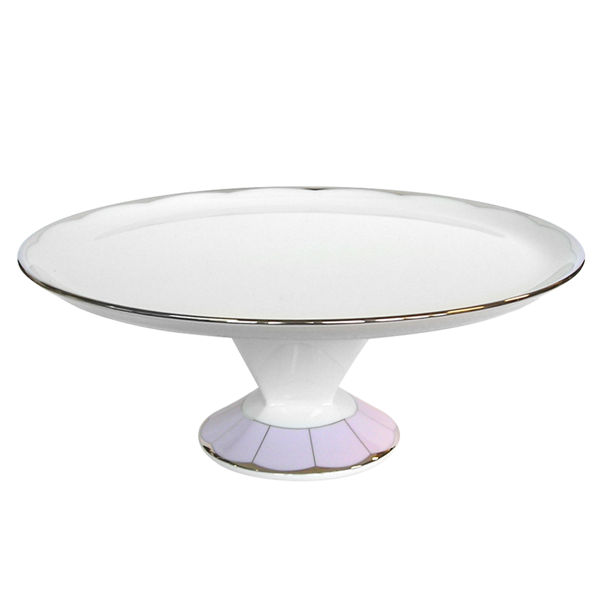 Illusion — Footed Tart Platter