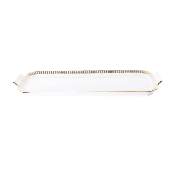 Plumes — Rectangular Cake Platter
