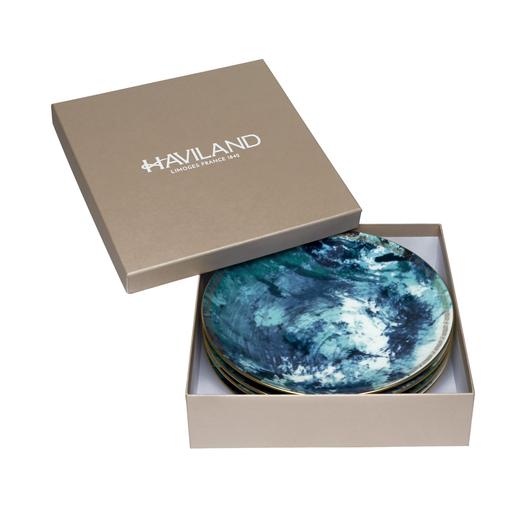 Ocean Bleu — Set Of 4 Salad Plates