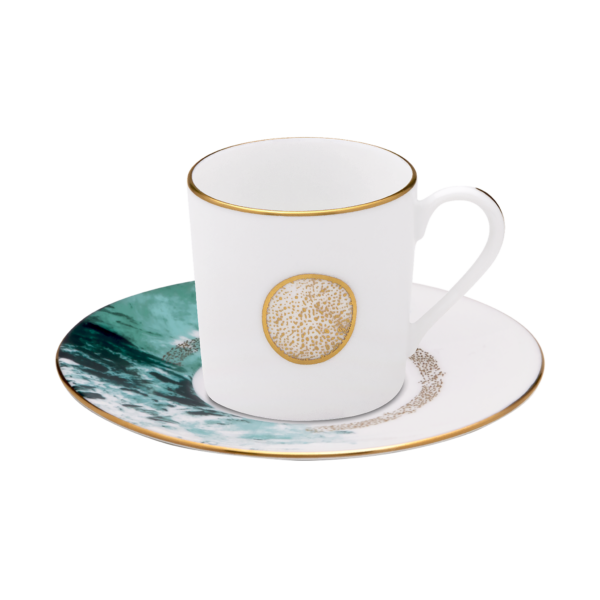 Ocean Bleu — Coffee Cup And Saucer